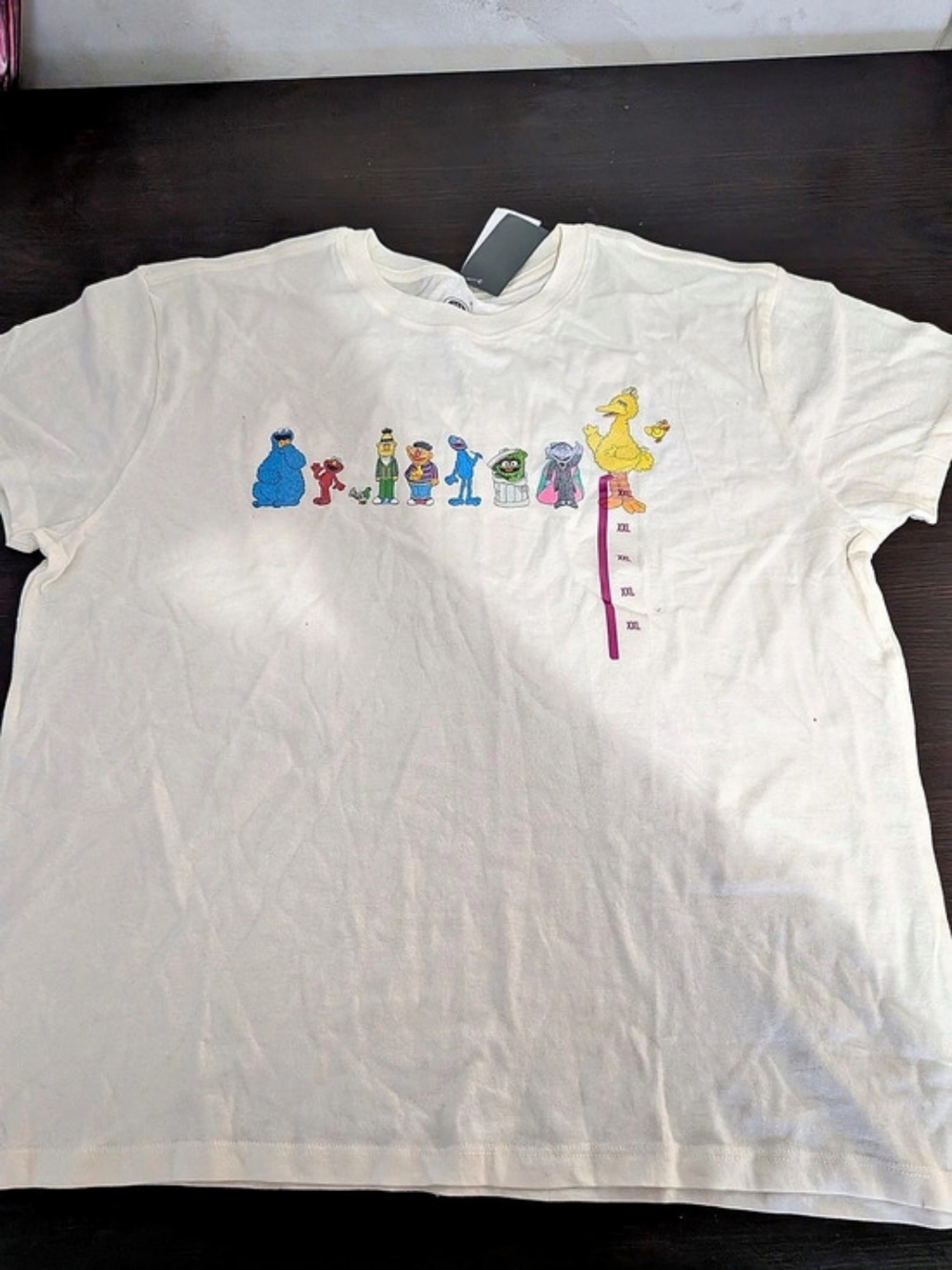 Sesame Street Graphic Tee White Size Medium
